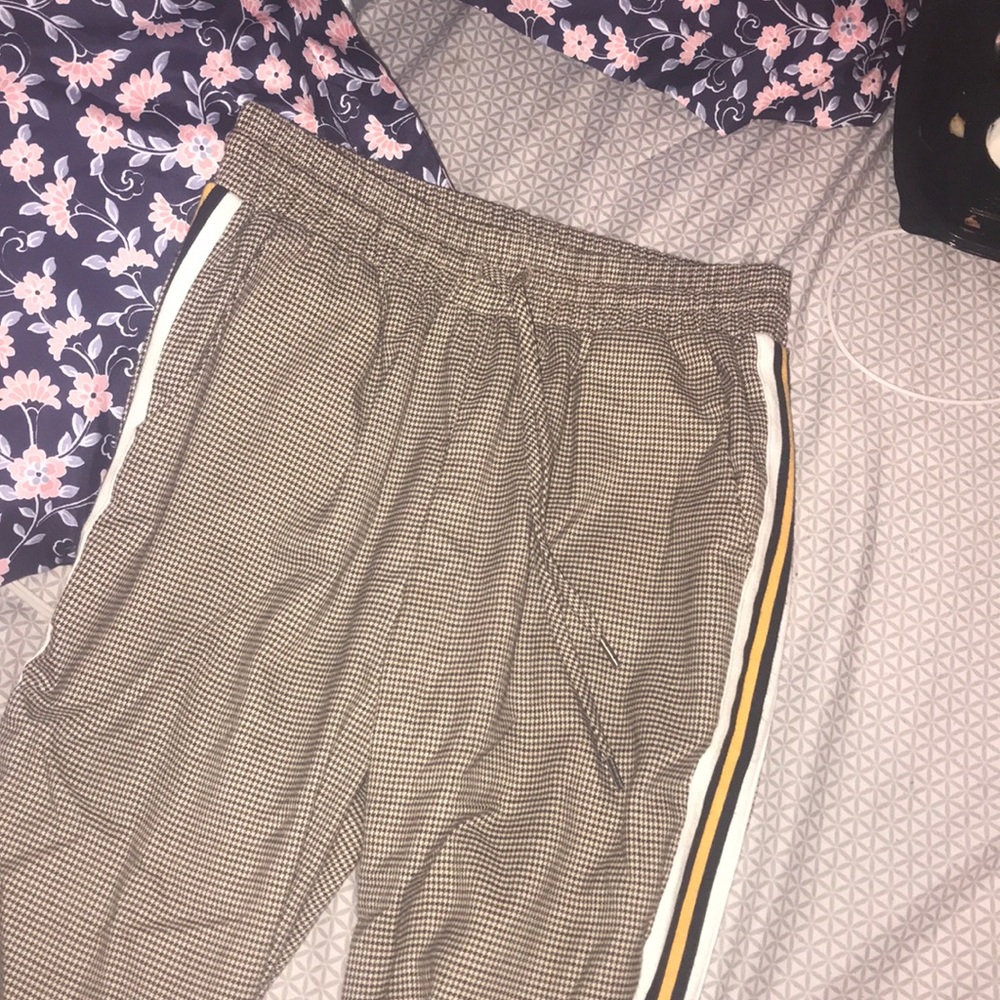 dressy joggers plaid pants